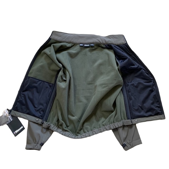 BLAUER New With Tags SOFT SHELL FLEECE JACKET In OD Green Size Medium - Picture 5 of 13